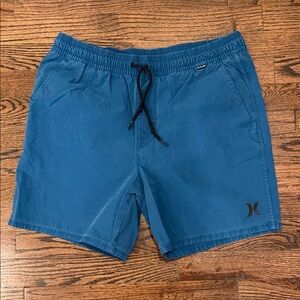 Hurley Men's Ocean Blue Swim Trunks